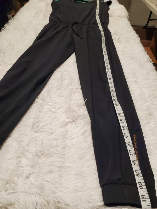 Albion Fit Everyday Jumpsuit in Black Small Tall - Image 9