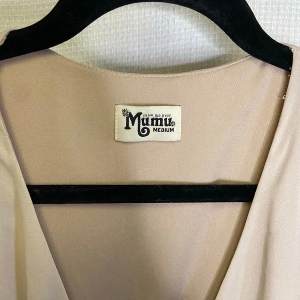 Show‎ Me Your Mumu | Nude Maxi Wrap Dress Medium long - Image 6