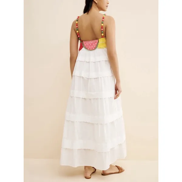 Farm Rio Fruits Sleeveless Maxi Dress Size XS - Image 2