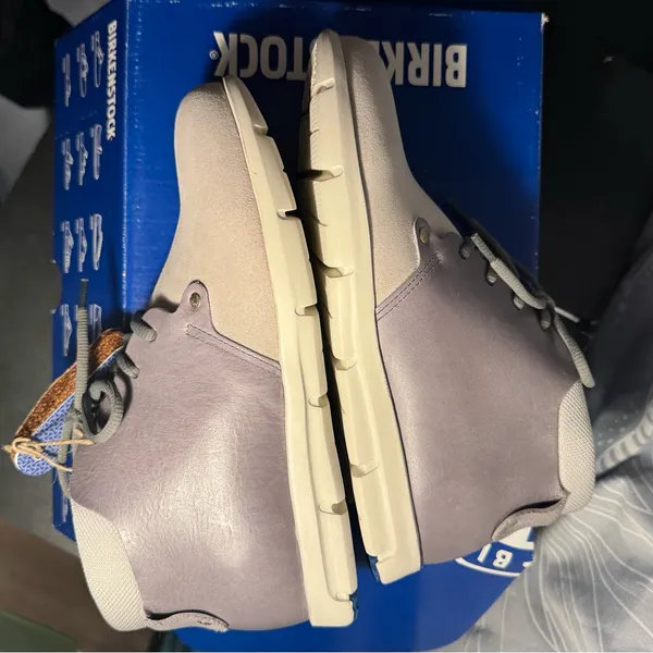 Birkenstock Women's Off-White mid Sneakers 38 Euro (7W) Narrow fit - Image 2