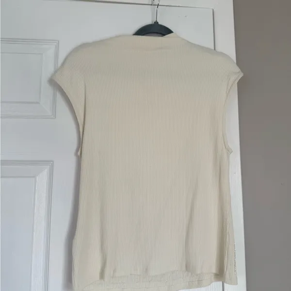 JCrew Cream Beaded Sequin Top Blouse Holidays New Years NWT - Image 8