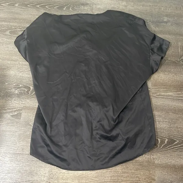 Victorias Secret Very Sexy Satin‎ Slip Wrap Kimono Robe NEW Black One Size $58 - Image 4