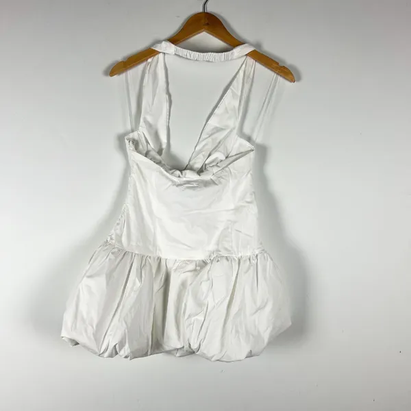 NEW Peppermayo Endless Romance Off The Shoulder Cotton Bubble Hem Mini Dress 4 - Image 4