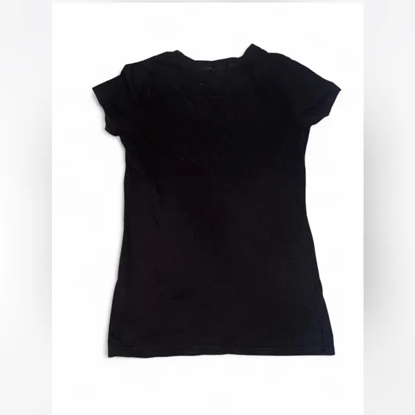 Guess Black Tee with Gold Script - Image 4
