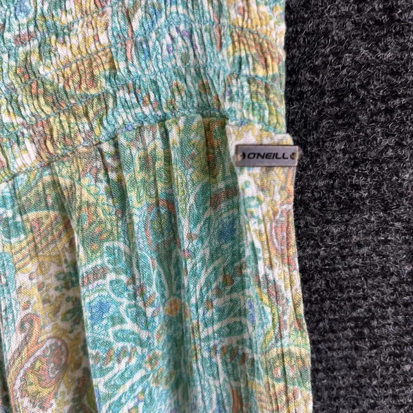 O'Neill Women's Boho Paisley Smocked Waist Viscose Wide Leg Beach Pants Size L - Image 10