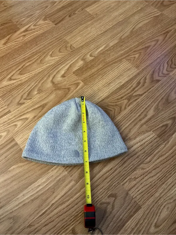 The North Face Heather Gray Knit Beanie - Image 3