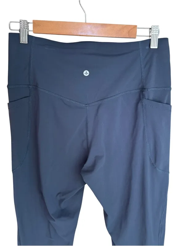Halara - UltraSculpt High Waisted Tummy Control Pocket Leggings Navy Sz L - Image 6
