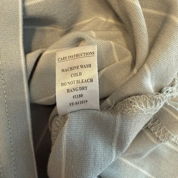 FREE FLY Bamboo Top Women Sz XL Pullover‎ Shirt Blue Gray Striped Casual Stretch - Image 6