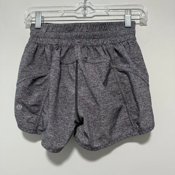Lululemon Tracker Short V *4" Heather Lux Multi Black‎ Size 4 - Image 9