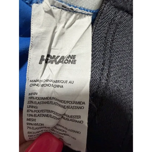 Hoka One‎ One Performance Sports Bra Blue Women's Size Medium - Image 10