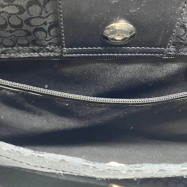 COACH Black Fabric Crossbody Bag - Image 11