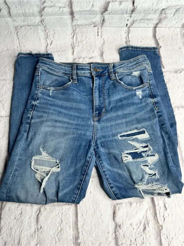 American eagle outfitters super hi-rise jegging crop jeans size 12 - Image 2