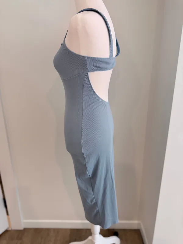 superdown Taylor Open Back Dress Slate - Image 4
