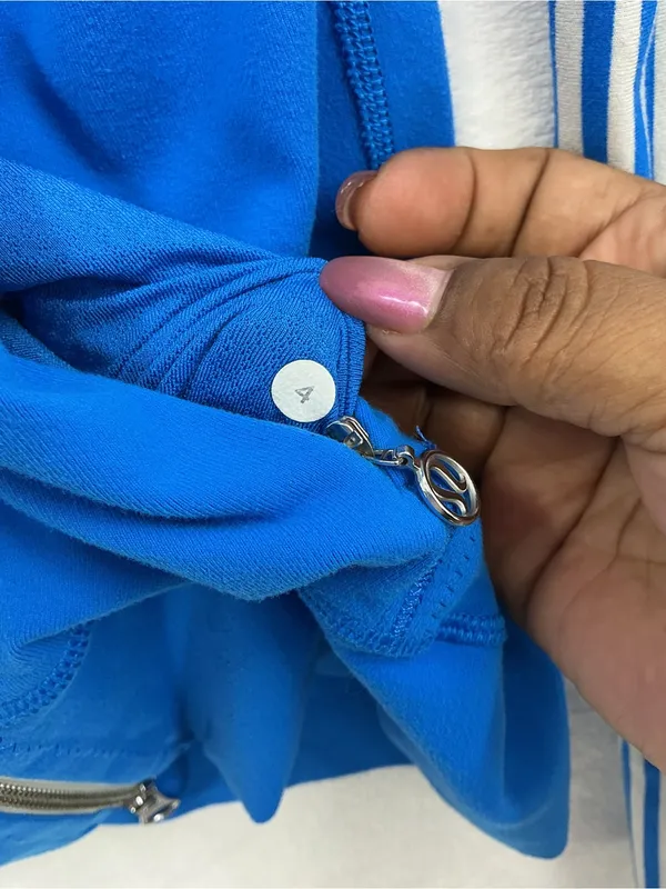 lululemon athletica Bright Blue Zip-Up 1015 - Image 7
