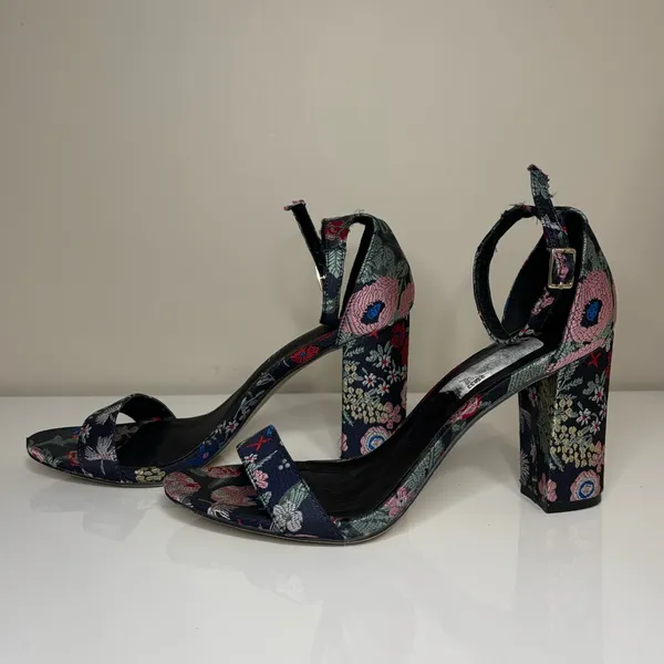 Madden Girl Bella Floral Embroidered Block Heels - Image 3