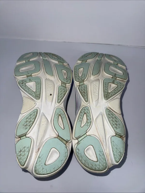 Hoka Women's Mint Green & Lavender Running Shoes - Image 9