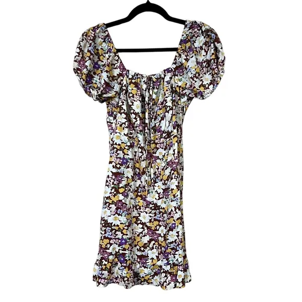 Sanctuary Floral Mini Dress Sz 2 - Image 3