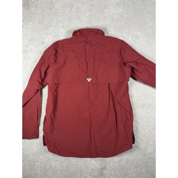 South Carolina Gamecocks‎ PFG Button Shirt Womens Small Garnet L/S Columbia - Image 7