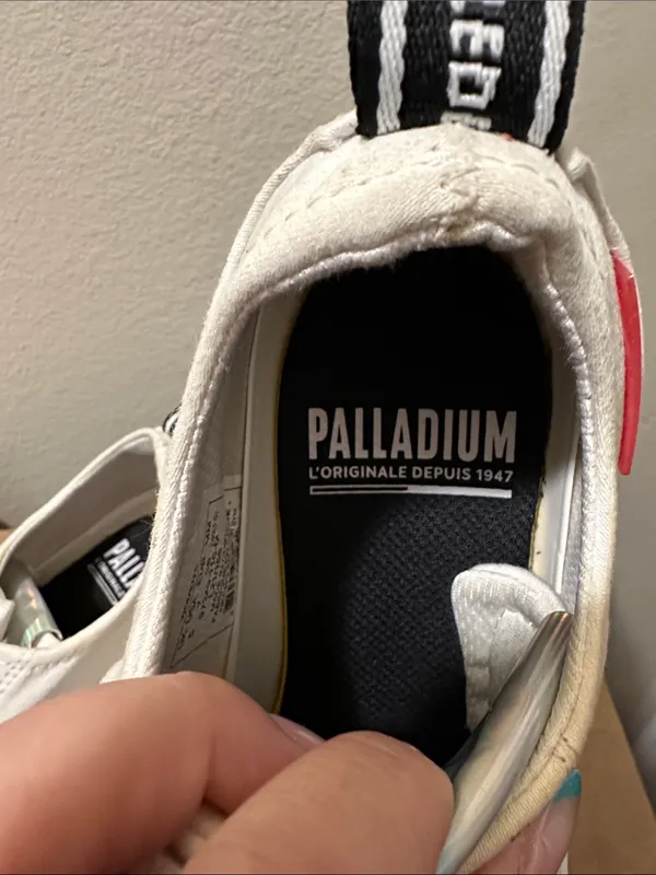 Palladium Revolt White Platform Low-Top Sneakers - Image 2