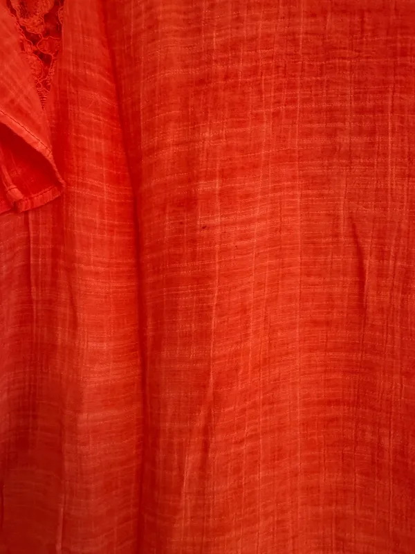 Vibrant orange blouse  - Image 4