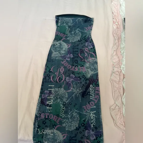 COPY - Urban Outfitters Floral Graphic Maxi Dress - Image 5