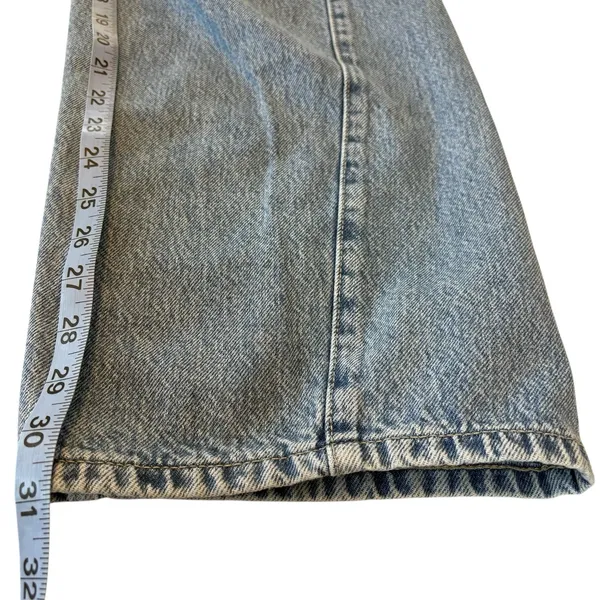 Garage Women's Size 25 Wide Leg Ample Baggy High Rise Jeans‎ 90s Grunge Hip Hop - Image 12