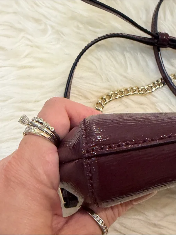 Kate Spade Patent Leather Crossbody Bag EUC - Image 7