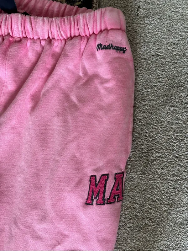 Madhappy x Gap Pink Cropped Zip Hoodie & Jogger Set - Women - Image 9