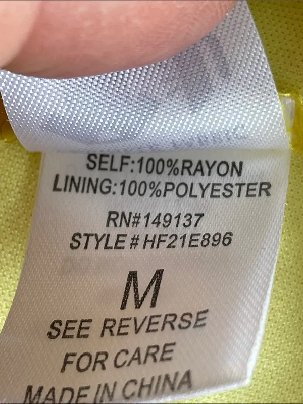 HYFVE Yellow Cutout Halter Tiered Mini Dress - Image 5