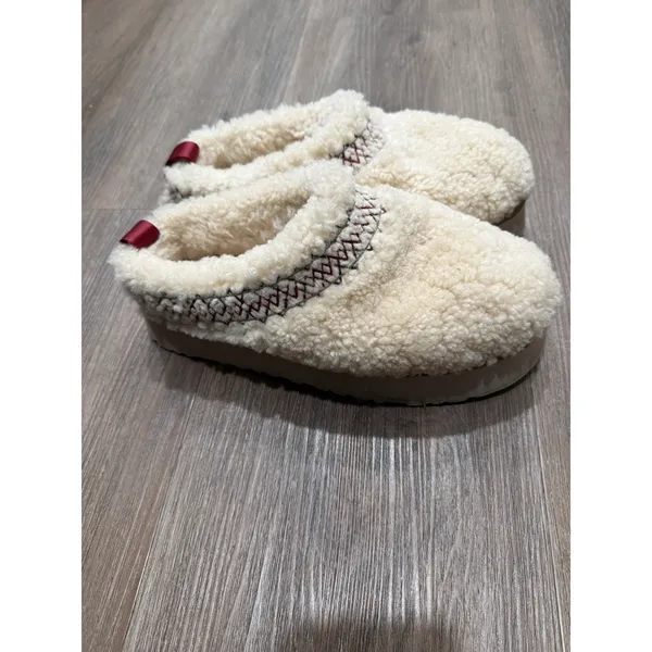 Ugg Women‎ Tazz Ugg Braid Natural Suede Platform Shoes Us 9 - Image 3