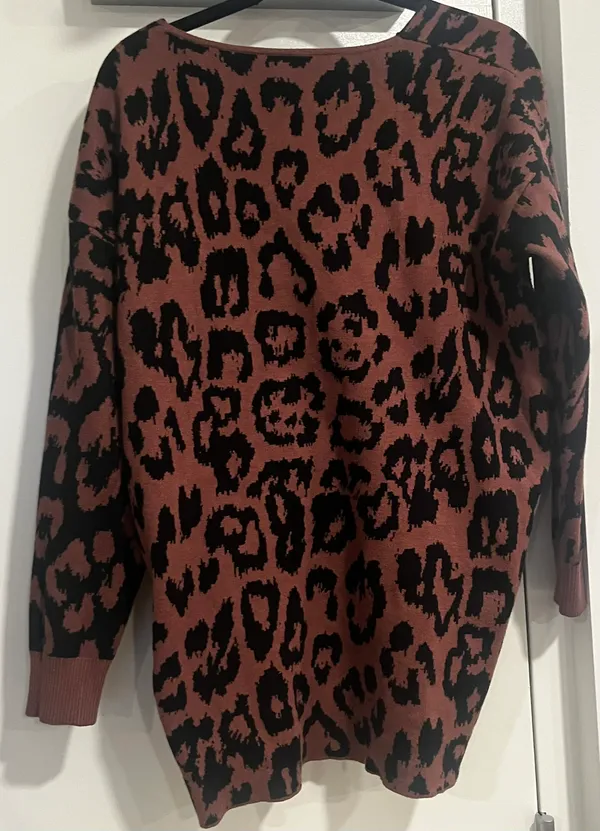 Leopard Twist Front Sweater  - Image 5