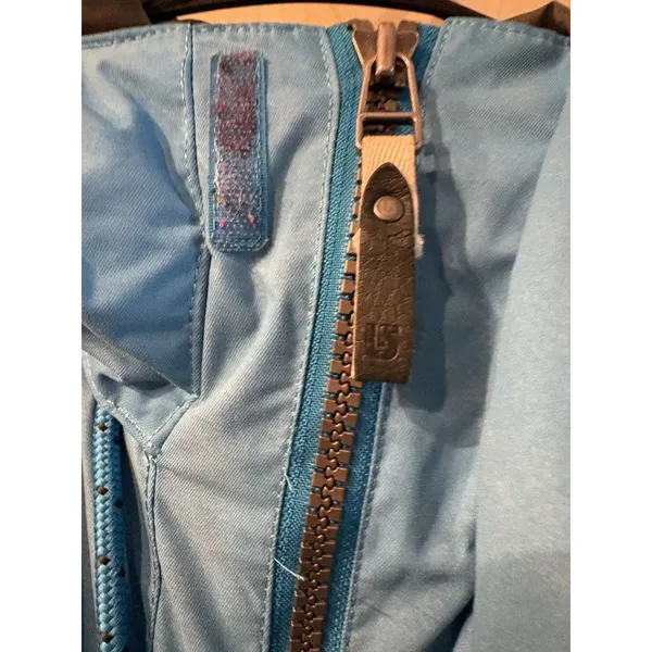 Burton Women’s Snowboard Ski Jacket Blue Hooded Insulated Shell Size S - Image 3