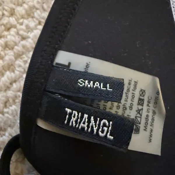 Triangl Swimwear Black Bikini Top - Image 5