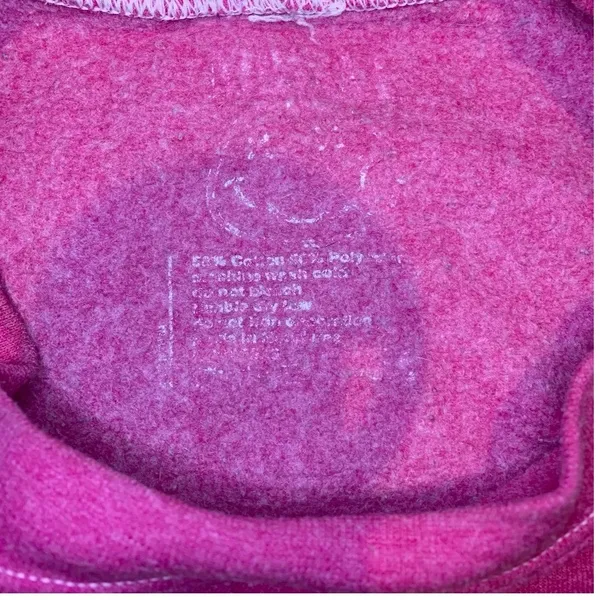 Urban Outfitters X Nirvana Oversized Sweatshirt‎ Spiral Smile Face Pink Crewneck - Image 2