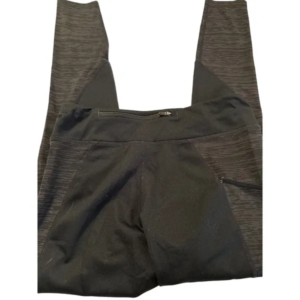 Nike Black athletic‎ leggings SzM - Image 10