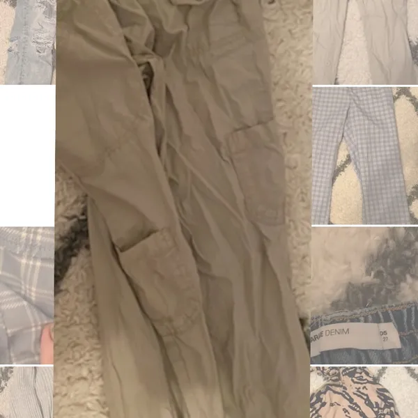 Motherhood Maternity White cargo pants - Image 3