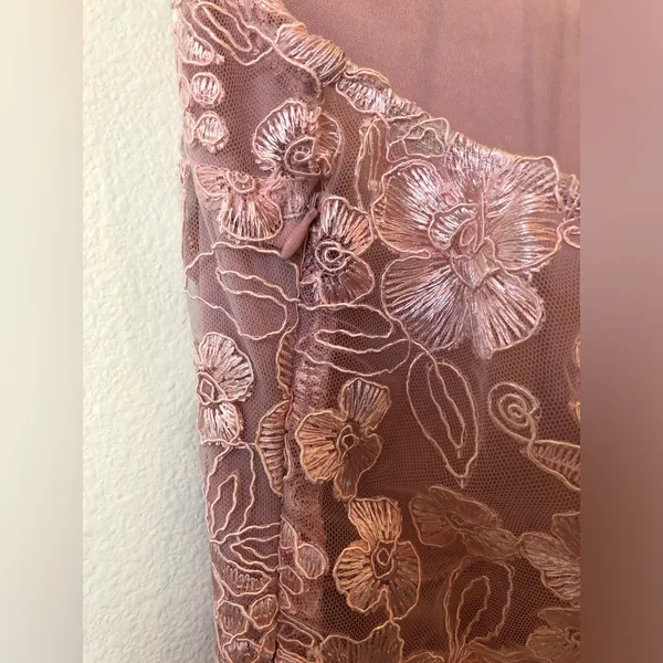 Lucy in the Light Pink Crochet Mini Dress Size S - Image 4