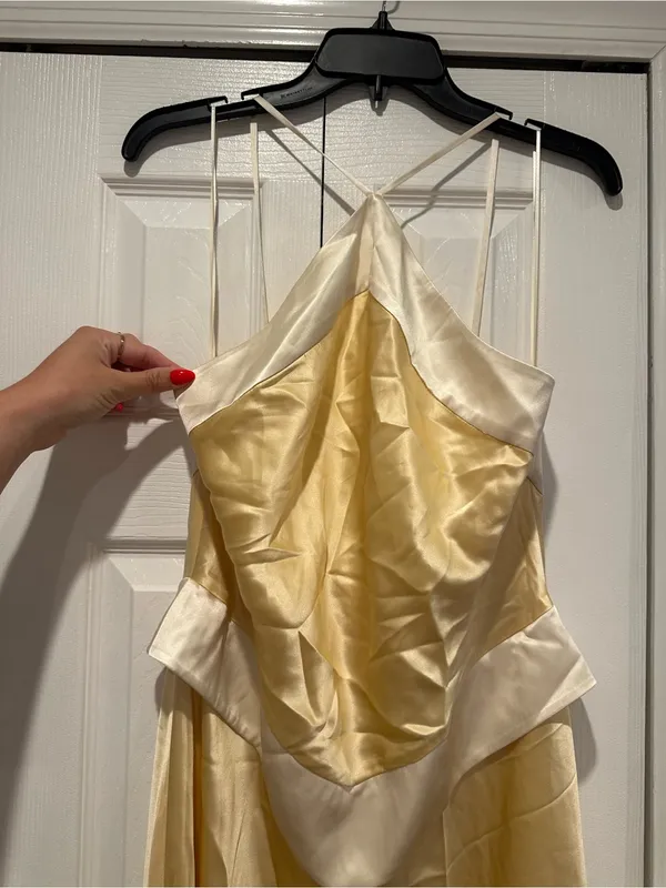 Reformation Jillian Silk Dress - Image 4