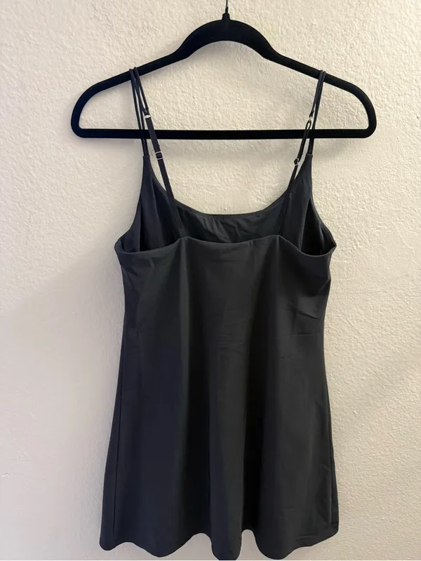 Abercrombie & Fitch Travelers Dress Black Mini Size L Pickleball Tennis Hiking - Image 3
