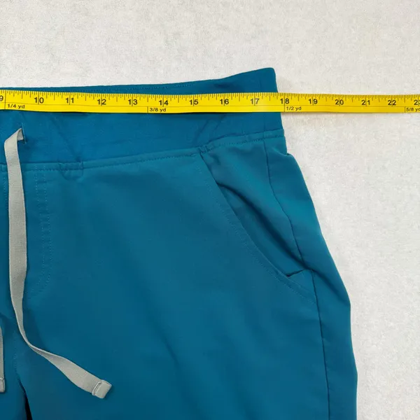 FIGS Zamora Jogger Scrub Pants Women’s XL Teal Blue Green Technical Collection - Image 8