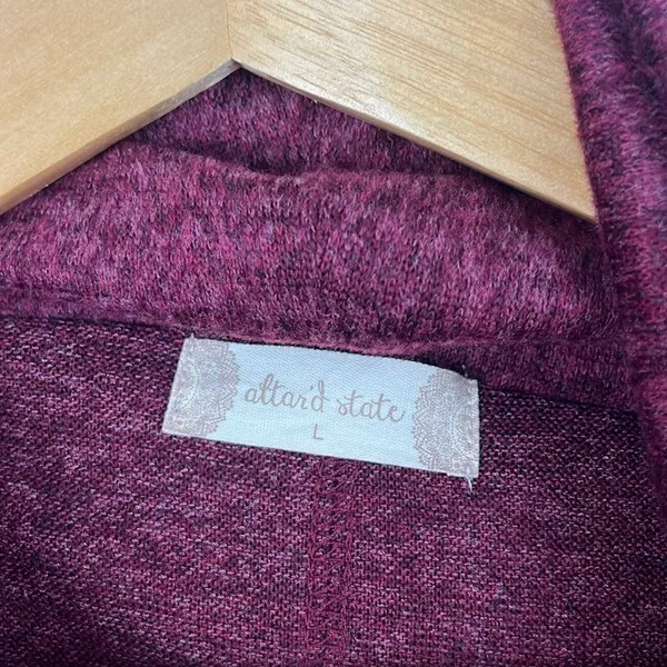 Altar’d State maroon cowl neck top - Image 2