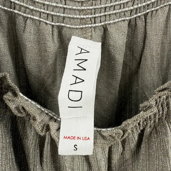 Amadi Tank Top SZ Small Wyatt NEW Boho Fairy Shimmer Anthropologie Smock Cami - Image 6