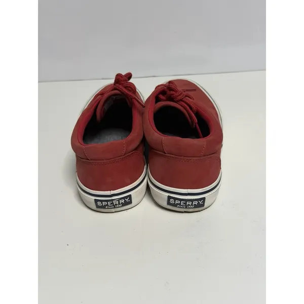US 8 Sperry Shoes Men's Washable Red Lace Up Casual Shoes Sneakers New - Image 3