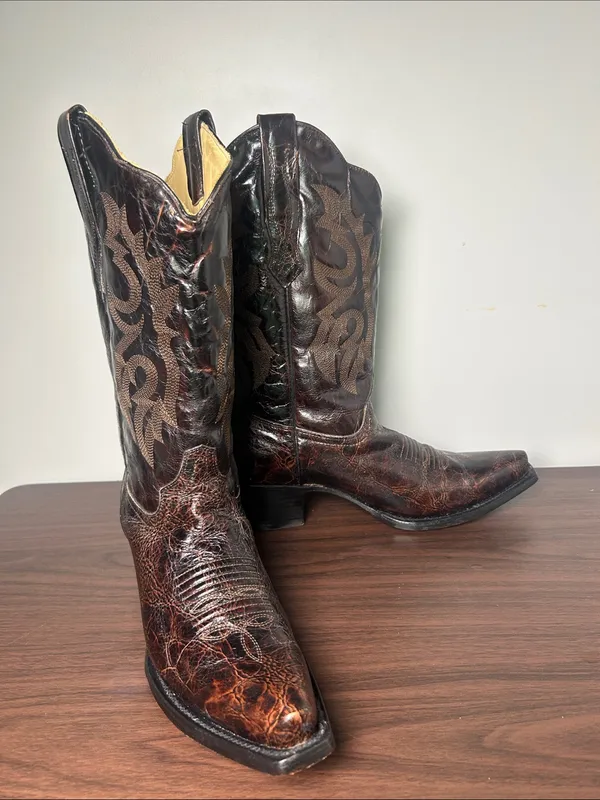Corral Distressed Leather Western Cowboy Boots Women's Size 8.5 M Style A-2519 - Image 2