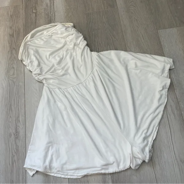 Urban Outfitters Dress strapless drop waist mini womens White (small) party cute - Image 4