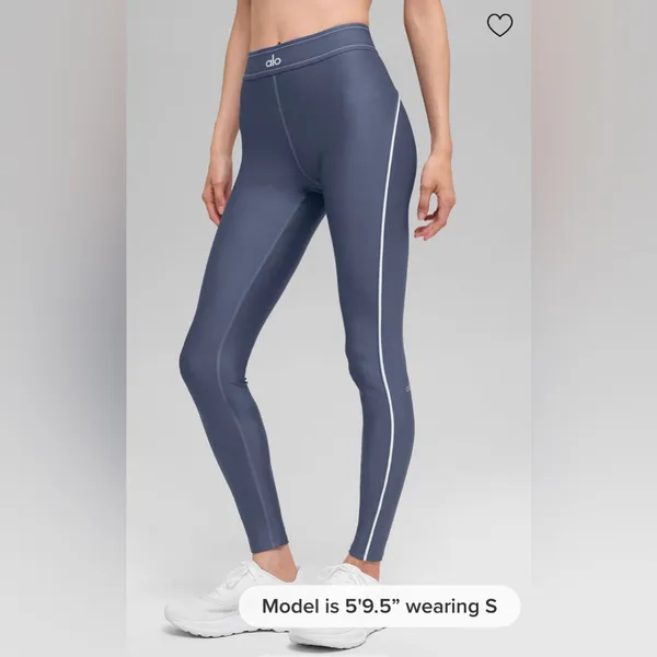 ALO Yoga SET NWT Bluestone White Airlift Suit Up Bra & Airlift Suit Up legging M - Image 7