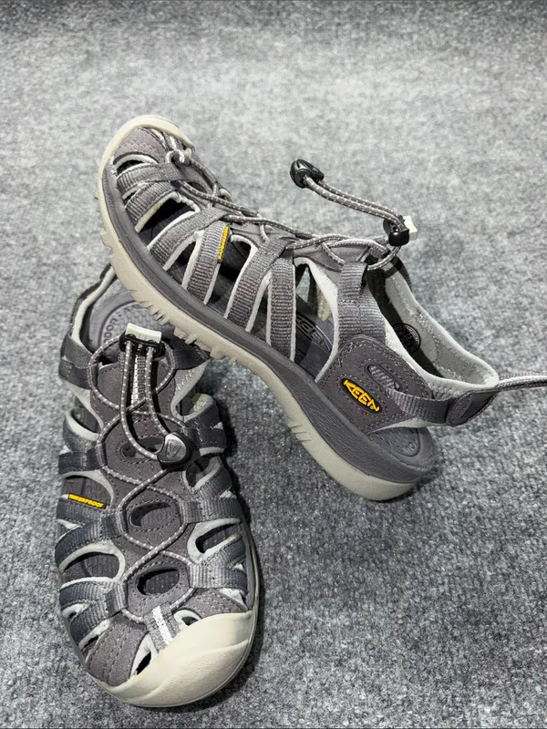 KEEN Women's Whisper Sandals Closed-Toe Bungee Sandals - Image 7