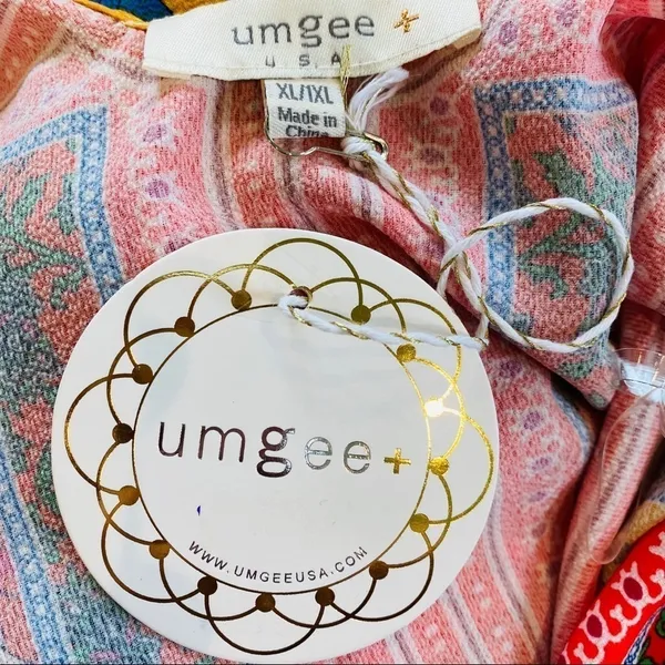 Umgee Plus Floral Kimono Cardigan Size XL/1X - Image 7