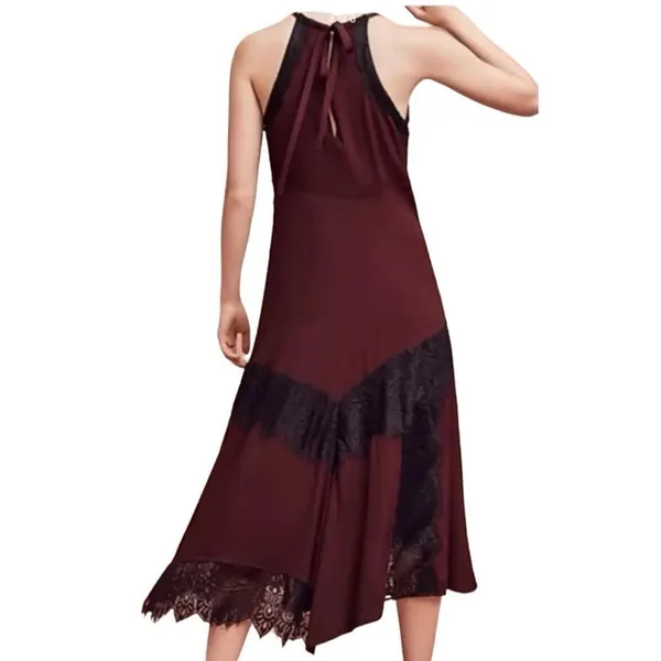 Anthropologie Moulinette Soeurs Janie Lace Whimsigoth Fairy‎ Halter Dress Size 8 - Image 2