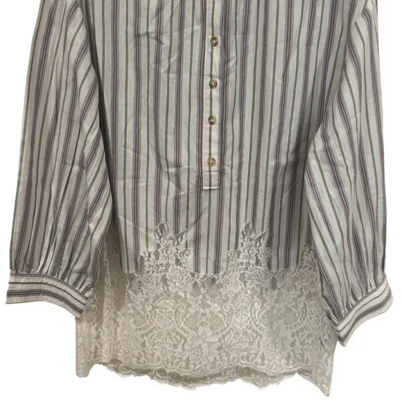 Pilcro Anthropologie Lacey Tunic Coastal Travel Cottagecore Feminine Dainty XS - Image 5
